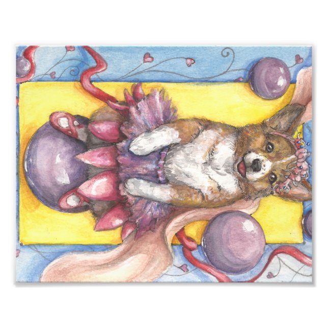 Impression Photo Corgi dansant (Devant)