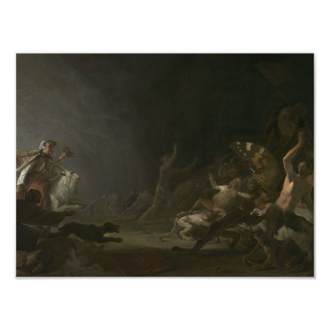 Impression Photo Cornelis Saftleven - Le Sabbat Des Sorcières (Devant)