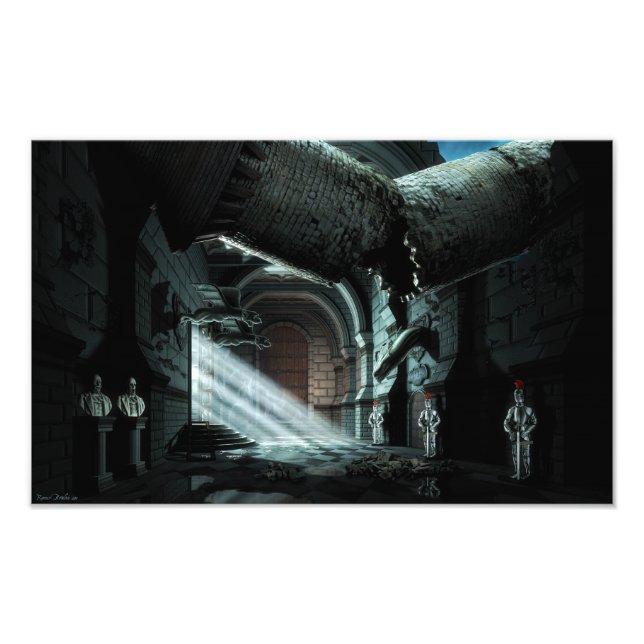 Impression Photo Corridor du château (Devant)