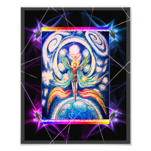 Impression Photo Cosmic Juggler Imaginaire art