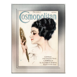 Impression Photo Cosmopolite FC octobre 1917 par Harrison Fisher
