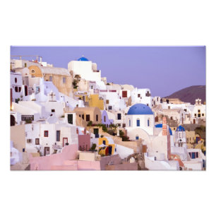 Impression Photo Coucher de soleil à Oil, Santorin 2