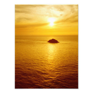 Impression Photo coucher de soleil de Cornwall