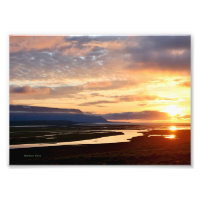 Coucher de soleil islandais