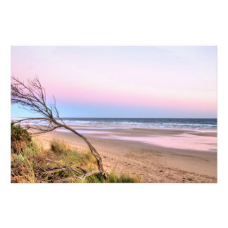 Impression Photo Coucher de soleil rose