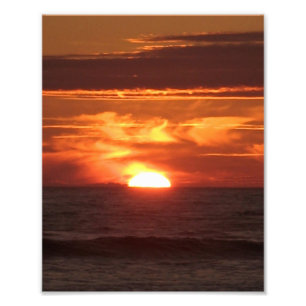 Impression Photo Coucher du soleil flamboyant