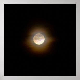 Impression photo couleur lune