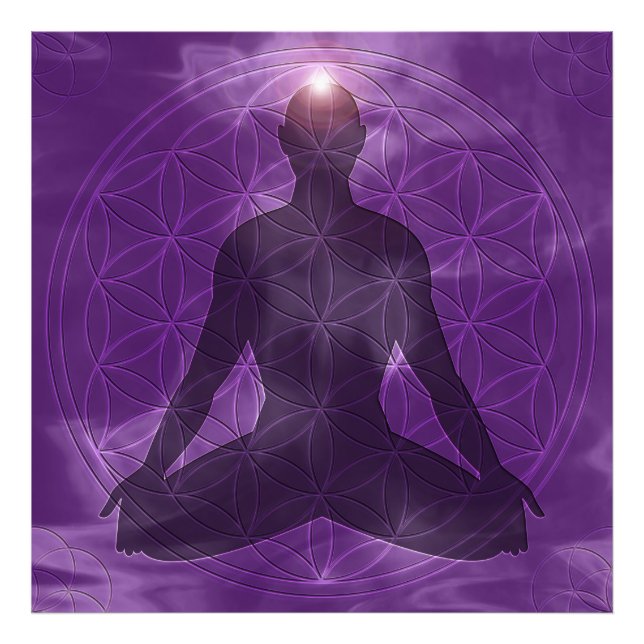 Impression Photo Couronne Chakra Sahasrara (Devant)