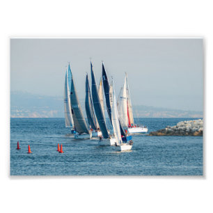Impression Photo Course de yacht - Marina Del Rey, CA
