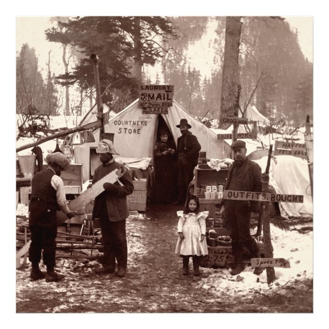 Impression Photo Courtney's Store - Klondike Gold Rush 1898 (Devant)