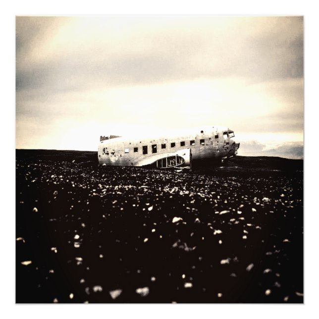 Impression Photo Crash d'avion (Devant)