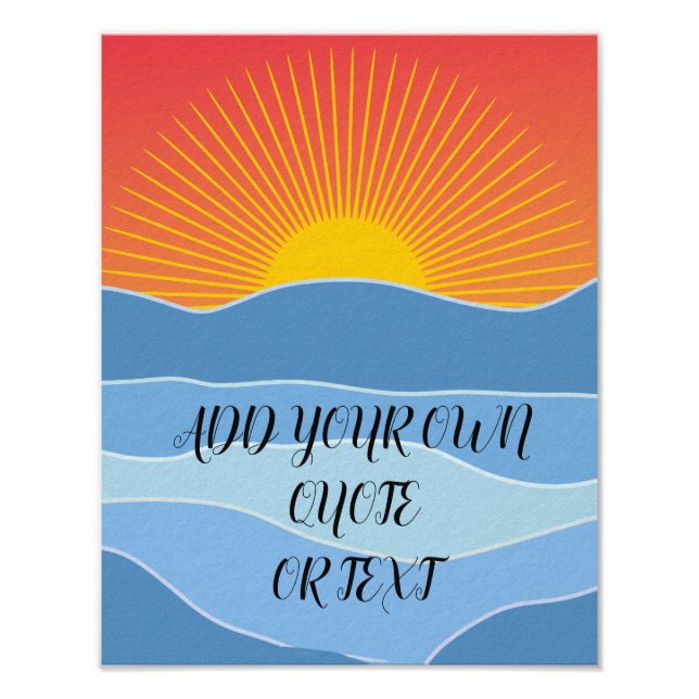 Impression Photo Créez votre  affiche (Devant)