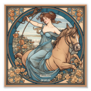 Impression Photo Créez votre propre Sagittaire Art Nouveau