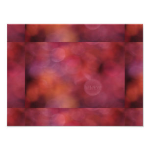 Impression Photo "CROYEZ" : Art d'affirmation, tonalités de lever