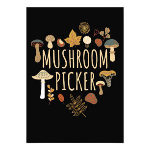 Impression Photo Cueilleur de champignons