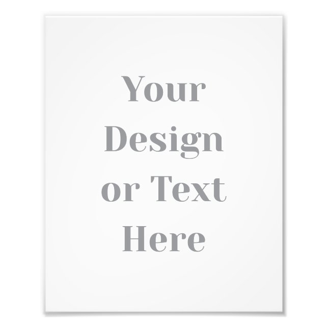 Impression Photo Customizable Your Design or Text Here Personalized (Devant)