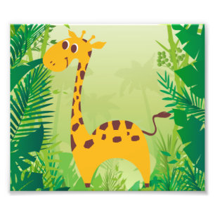 Impression Photo Cute Giraffe