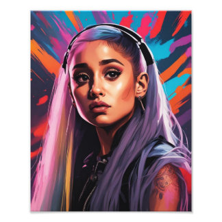 Impression Photo Cyberpunk Grande Portrait