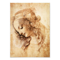 Da Vinci Tête de la femme