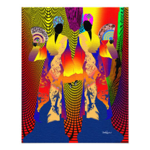 Impression Photo Dame créole haïtienne