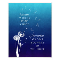 Dandelion Art - Levez vos mots