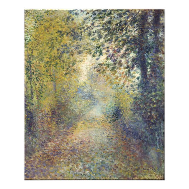 Impression Photo Dans les bois par Pierre-Auguste Renoir (Devant)
