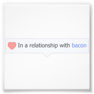 Impression Photo Dans Une Relation Avec Bacon