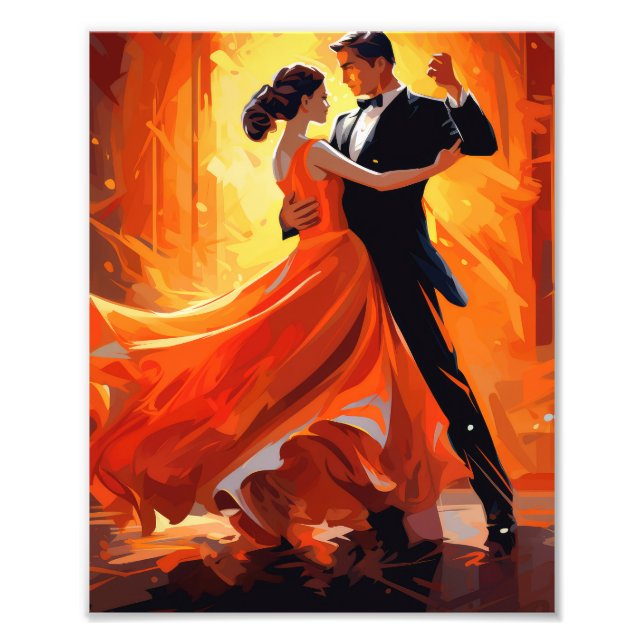 Impression Photo Danse romantique en salle de bal (Devant)