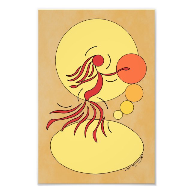 Impression Photo Danseur Abstrait (Devant)