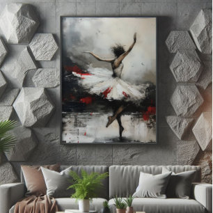Impression Photo Danseur de ballet Symbolic Art Abstrait
