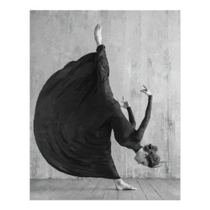 Impression Photo Danseuse de ballet victorienne en mouvement