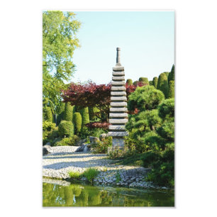 Impression photo de jardin japonais