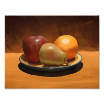 Impression photo de l'arrangement de fruits à vie 