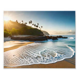 Impression photo de plage tropicale