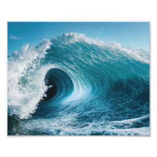 Impression photo de vague géante