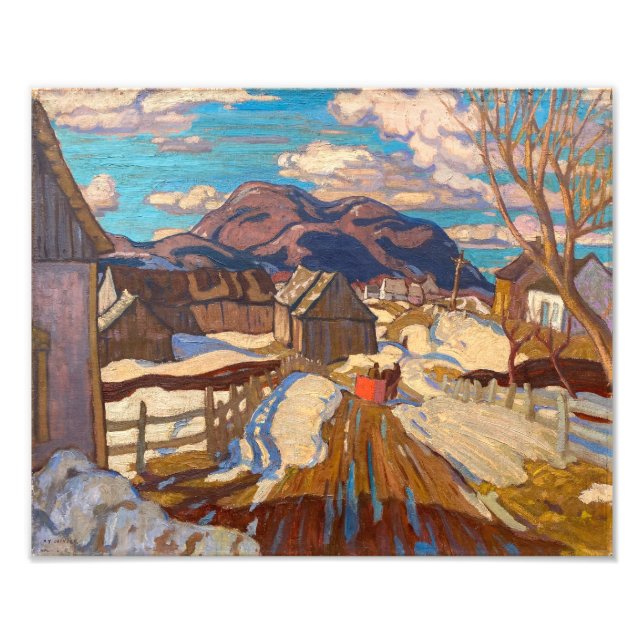 Impression Photo Début du printemps (Québec) | A. Y. Jackson | (Devant)