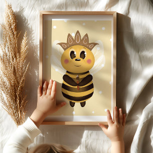 Impression Photo Décoration murale de la nurserie Reine Abeille