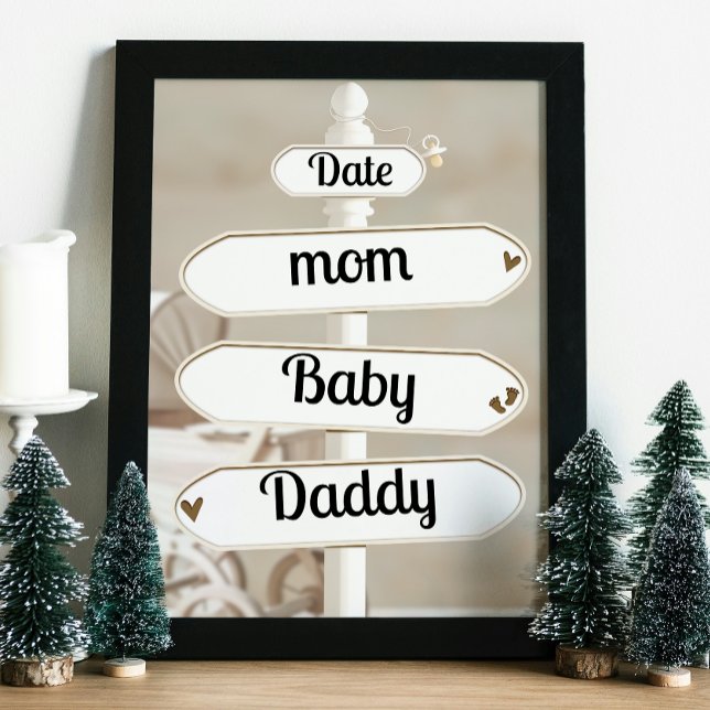 Impression Photo Décoration murale pour Baby Shower (Baby Shower Wall Art)