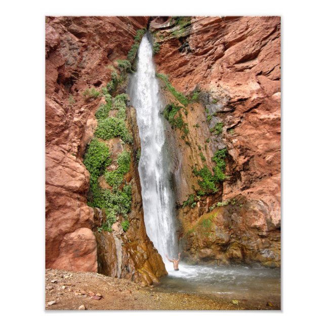 Impression Photo Deer Creek Falls 2 - Grand Canyon - Cascade (Devant)