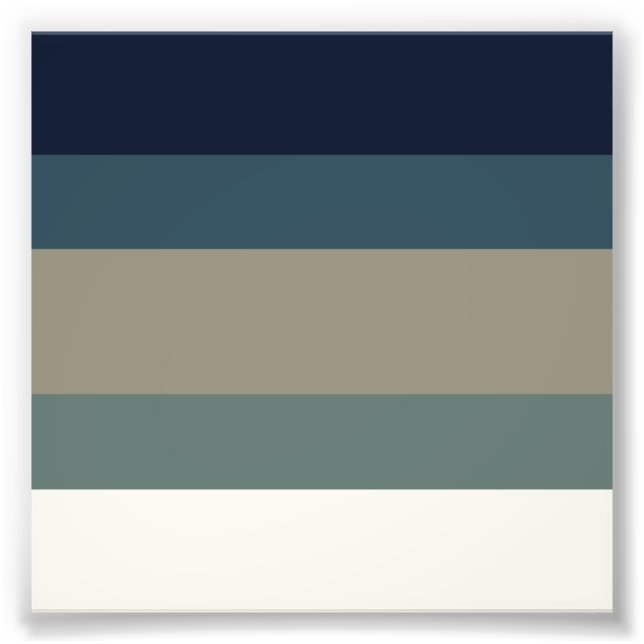 Impression Photo Dégradé urbain moderne (Devant)