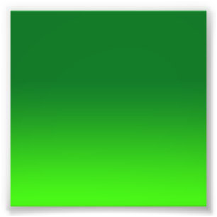 Impression Photo Dégradé Vert Ombre Vivant Moderne Simple