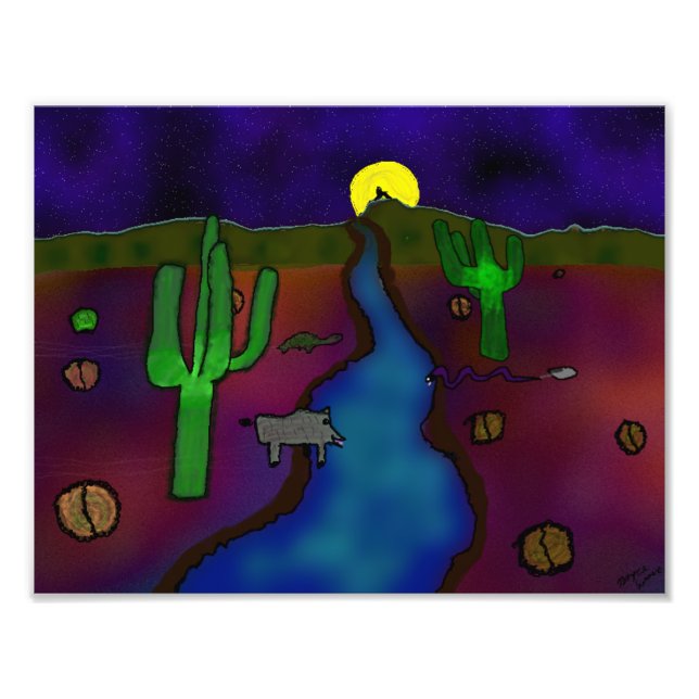 Impression Photo Dessin de dessert (Devant)