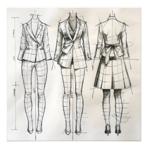 Impression Photo Dessin de femme