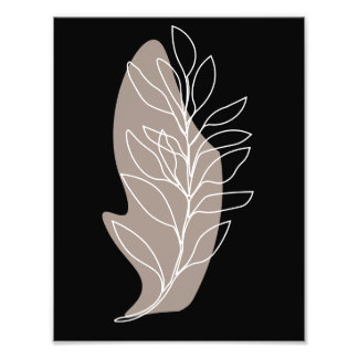 Impression Photo dessin d'embranchement abstrait