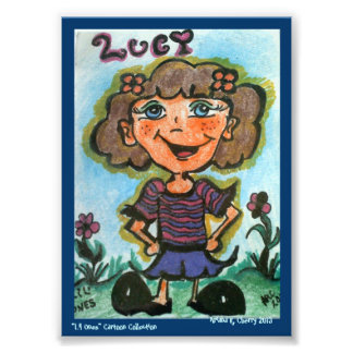Impression Photo Dessin "LUCY" de l'artiste Ariana R. Cherry