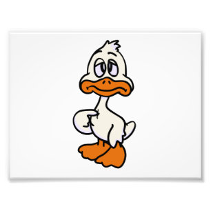Impression Photo Dessin sur le canard coupable  choisir la couleur 