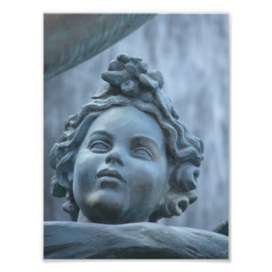 Impression Photo Détail de la fontaine de Dianna