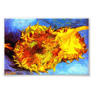Impression Photo Deux Coupes de tournesols Van Gogh