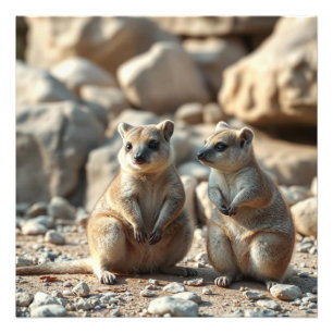 Impression Photo Deux Quokkas Aussie Rottnest IsLand,