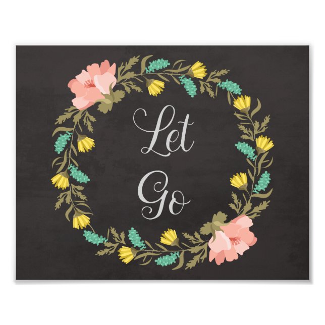 Impression Photo Devis Floral Imprimer, Devis Inspirant (Devant)